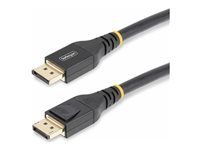 StarTech.com 50ft (15m) VESA-Certified Active DisplayPort 1.4 Cable, DP8K w/HBR3/HDR10/MST/DSC 1.2/HDCP 2.2, 8K 60Hz, 4K 120Hz Video - Active DP 1.4 Cable M/M (DP14A-15M-DP-CABLE)