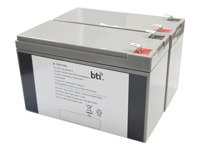 BTI - Batterie d'onduleur (équivalent à : CyberPower RB1270X2C) - Sealed Lead Acid (SLA) (Acide de plomb scellé)