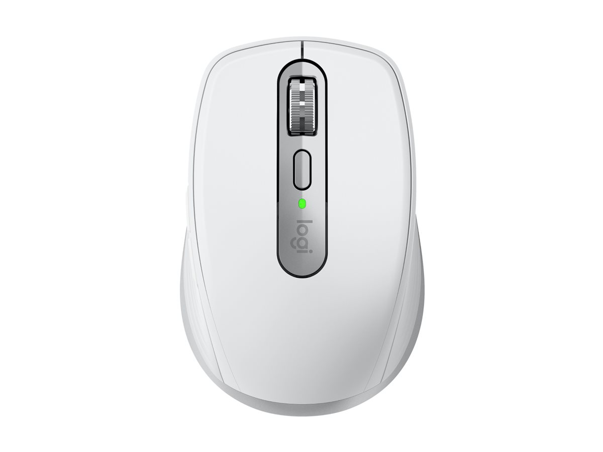 Logitech Master Series MX Anywhere 3S for Mac mouse Bluetooth pale Product shot Front 79800