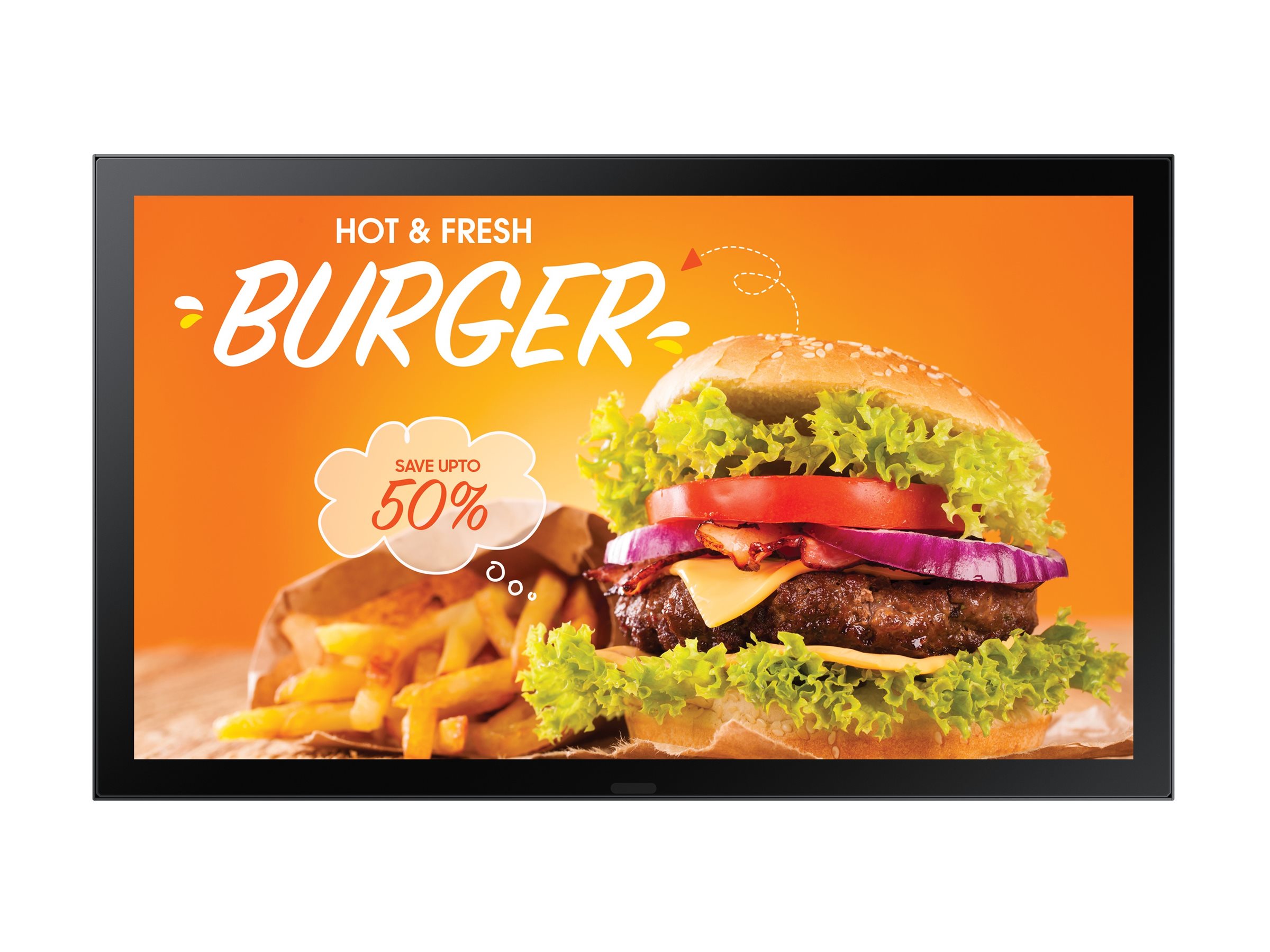 Samsung OH24B OHB Series 24 LED-backlit LCD display Full HD outdoor for digital signage / Product shot Ports / controls 75750