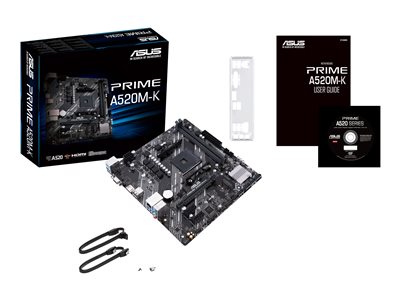 ASUS PRIME A520M-K AMD Socket AM4, ASUS 90MB1500-M0EAY0  (BILD2)