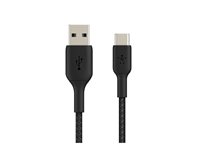 BELKIN Câble tressé USBA USBC 0.15m noir