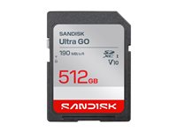 SanDisk Ultra GO - flash memory card - 512 GB - SDXC UHS-I