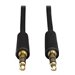Eaton Tripp Lite Series 3.5mm Mini Stereo Audio Cable for Microphones, Speakers and Headphones (M/M), 15 ft. (4.57 m)