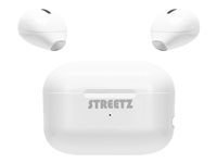 Streetz TWS-114 Trådløs Ægte trådløse øretelefoner Hvid