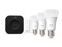 Philips Hue White and Color Ambiance Starter Kit Lyspære 8.1W 1000 - 20000K 16 millioner farver