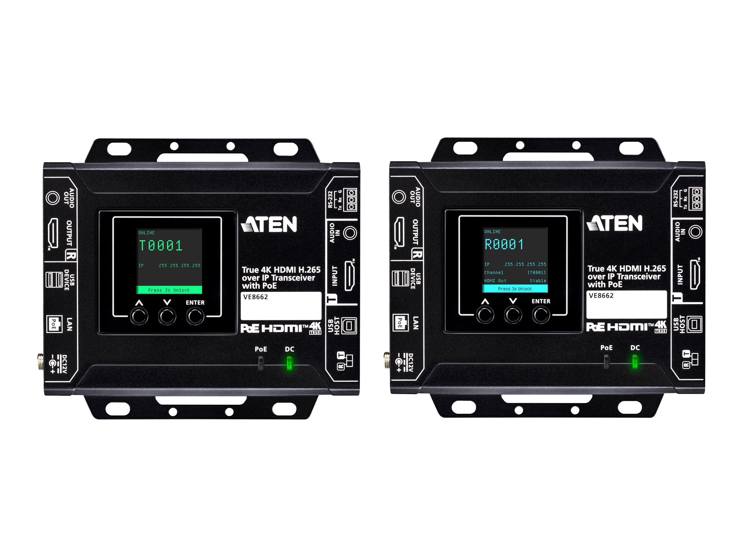 ATEN VE8662 - Video/audio/USB/serial extender