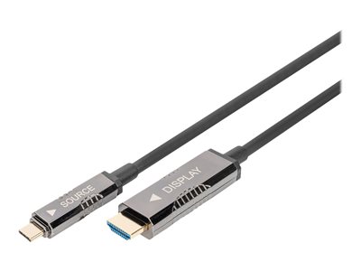 DIGITUS 4K USB Typ - C auf HDMI AOC Adapterkabel, 15,0m - AK-330150-150-S
