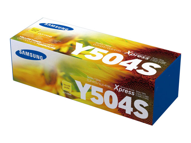 Image of Samsung CLT-Y504S - yellow - original - toner cartridge (SU502A)
