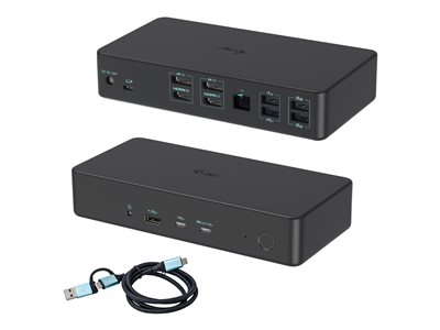 I-TEC USB3.0/USB-C/TB 2x4K Pro Dock - CADUAL4KDOCKPD2