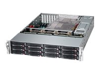 Supermicro SC826 BE1C4-R1K23LPB - rack-mountable - 2U - enhanced