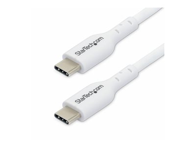 StarTech 6ft White USB-C Charging Cable 2-Pack, USB C Cable, 60W PD
