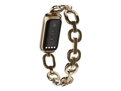 Fitbit Luxe Special Edition Gold Stainless Steel Parker Link Bracelet —  Shop Home Med
