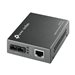 TP-Link MC210CS - Convertisseur de mdia  fibre optique - GigE - 1000Base-FX, 1000Base-T - RJ-45 / mode unique SC - jusqu\' 15 km - 1310 nm - pour P/N: TL-MC1400, TL-SG3452XP V1