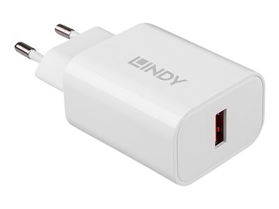 LINDY 18W 1 Port USB Type A Charger