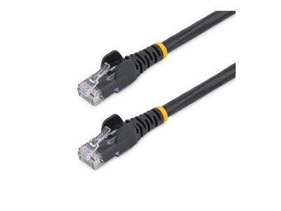 StarTech.com 6ft CAT6 Ethernet Cable, 10 Gigabit Snagless RJ45 650MHz 100W PoE Patch Cord, CAT 6 10GbE UTP Network Cable w/Strain Relief, Black, Fluke Tested/UL Certified Wiring, 10 Pack