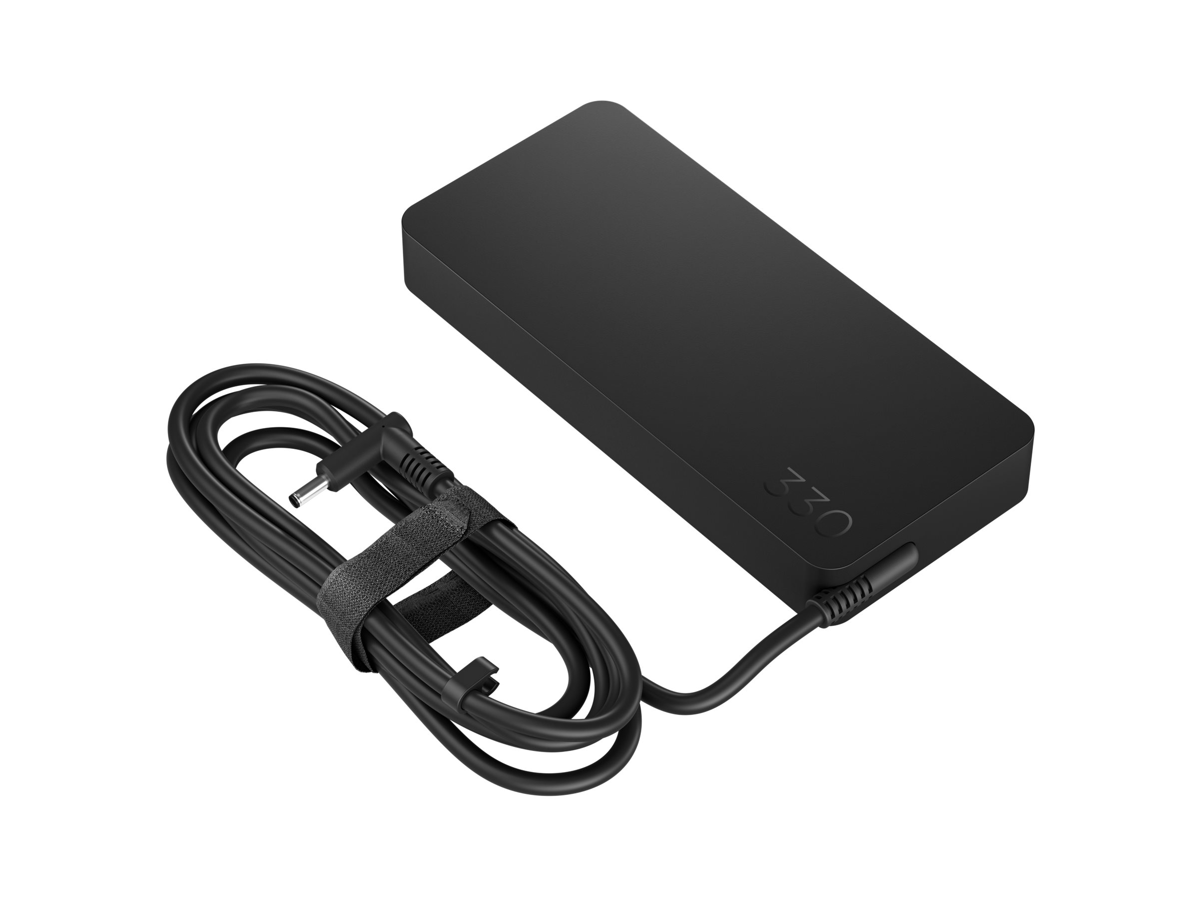 HP Smart power adapter 330 Product shot Left-angle 79900
