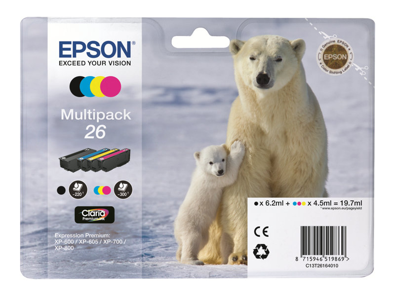 EPSON 3LB 26 ink cartridge black and