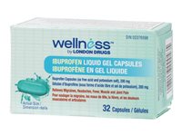 Wellness by London Drugs Ibuprofen Liquid Gel Capsules - 200mg - 32s