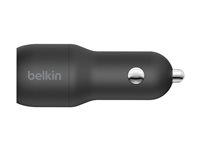 Belkin BOOST CHARGE Bilstrømsadapter 24Watt Automobil cigarettænder