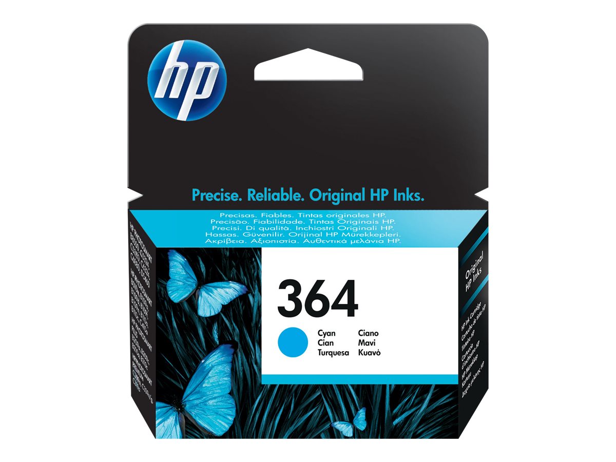 HP 364 - azurová - originální - inkoustová cartridge – foto 2