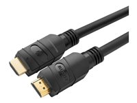 MicroConnect HDMI han -> HDMI han 4096 x 2160 - 60 Hz 15 m Sort