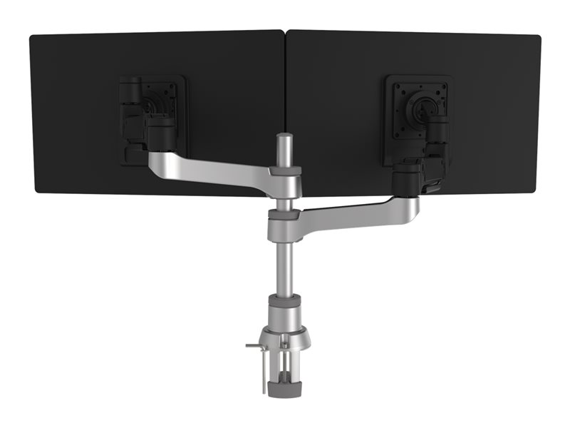 Bras De Moniteur R-Go Caparo 4 D2 - Support Réglable à Gaz Pour 1 Écran Jusqu'à 9 Kg - Noir/Argent