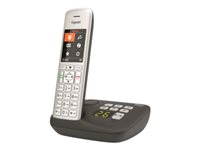 Gigaset CE575A Trådløs telefon Ingen nummervisning Sort Sølv 