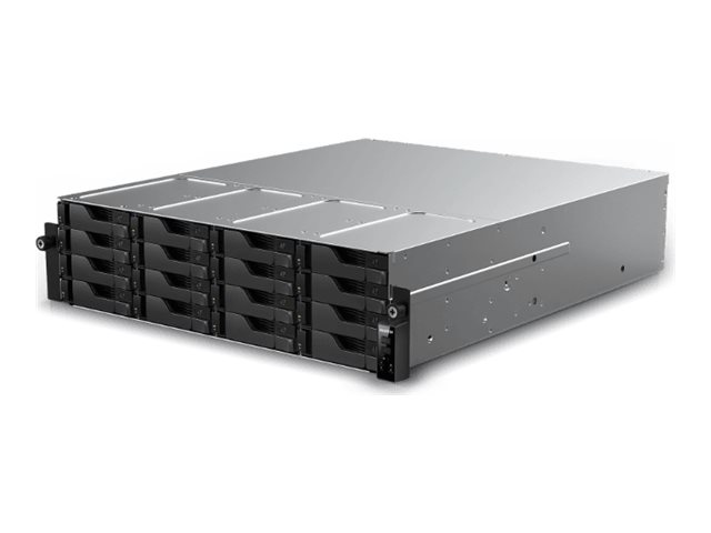 ASUSTOR Lockerstor 16R Pro AS7216RDX Gen 2 NAS Product shot Right-angle 79400