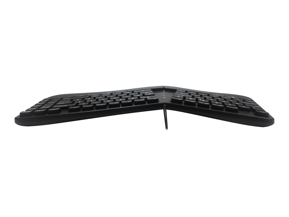 An image of Ceratech Accuratus Contour Split Key - keyboard - UK - black Input Device