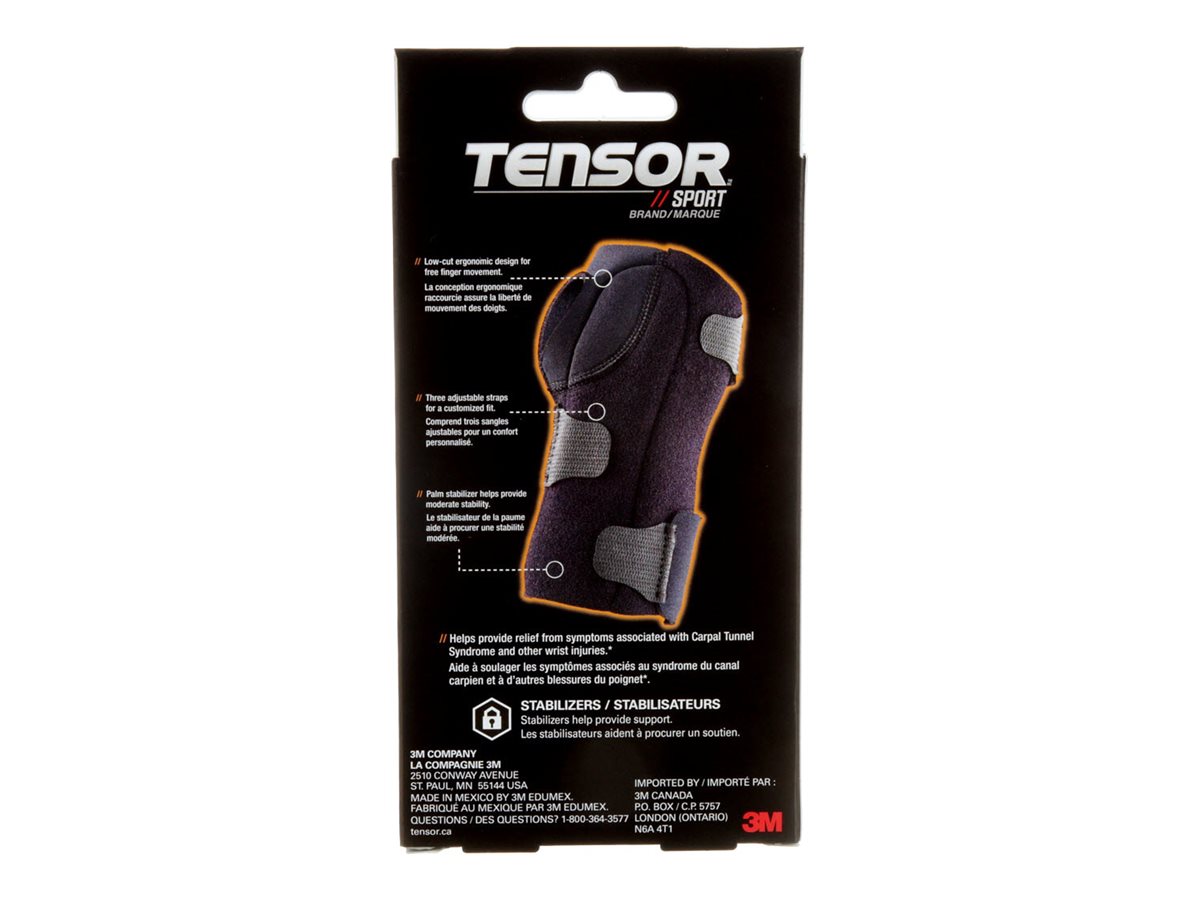 Tensor Sport Compression Stabilizing Wrist Brace - Left Hand
