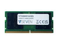 V7 DDR5 SDRAM 16GB 5600MHz CL46  On-die ECC SO DIMM 262-PIN 