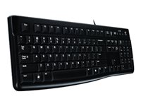 LOGI K120 Corded Keyboard black OEM US