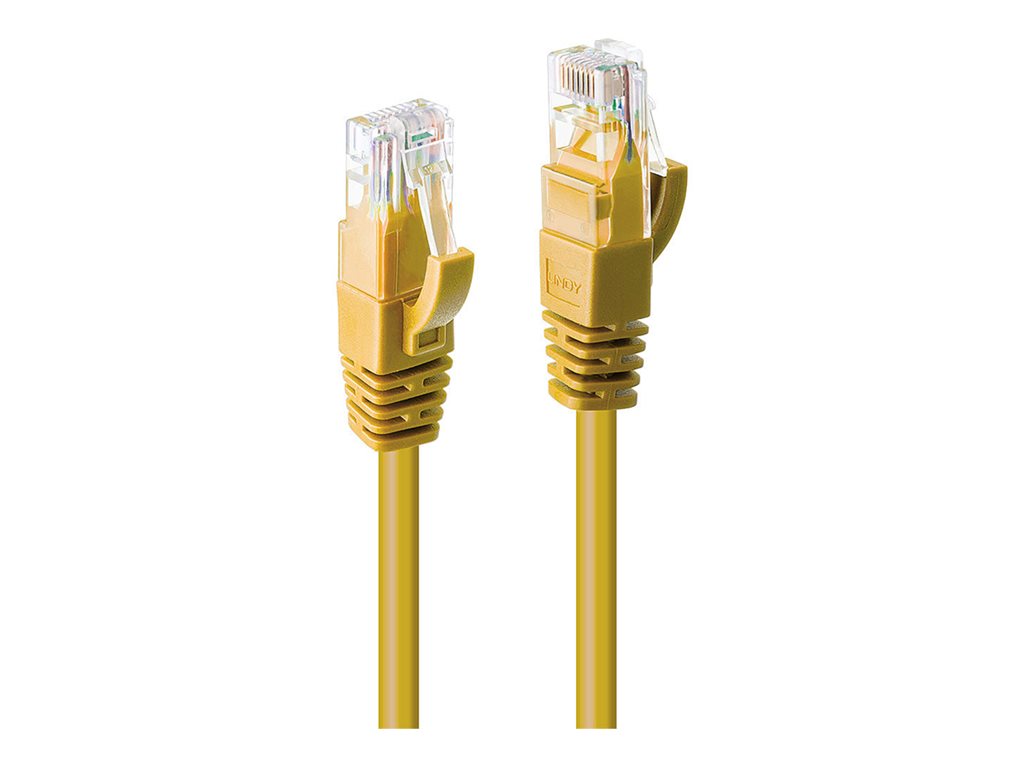 C ble réseau Jaune Cat.6 U/UTP, 2m
