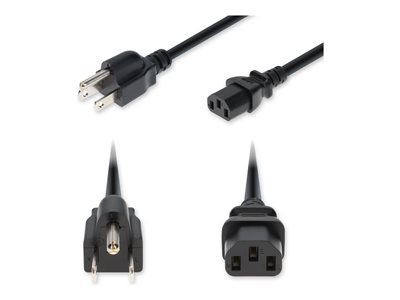 AddOn - Power cable - NEMA 5-15P to power IEC 60320 C13