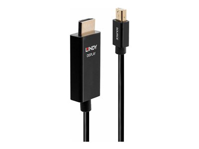 LINDY 3m Mini-DisplayPort an HDMI Adapterkabel mit HDR - 40923