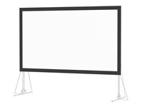 Da-Lite Fast-Fold Truss Frame HDTV Format Projection screen with legs rear 245INCH (244.9 in) 