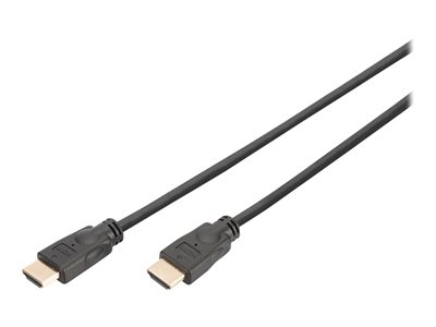 DIGITUS HDMI-Kabel A HighSpeed Ethernet St/St 2.0m schwarz - DB-330123-020-S