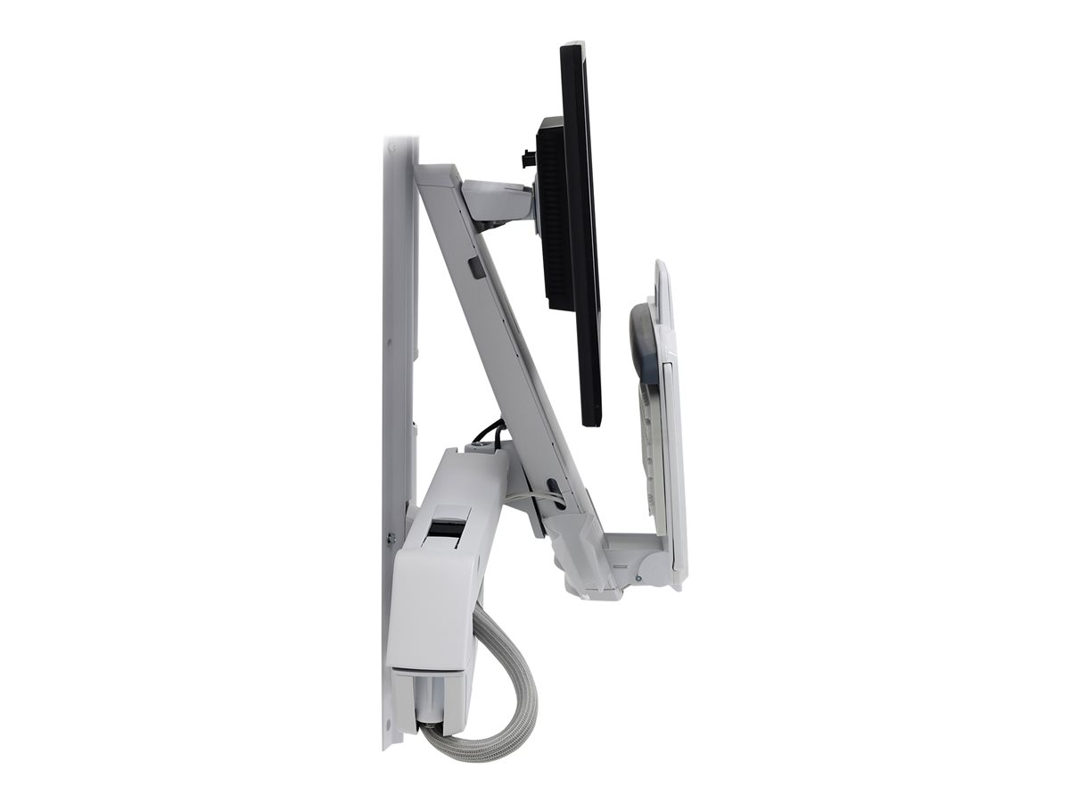 Ergotron StyleView Sit-Stand Combo montážní sada - pro LCD displej / klávesnice / myš / skener čárových kódů - bílá – foto 2