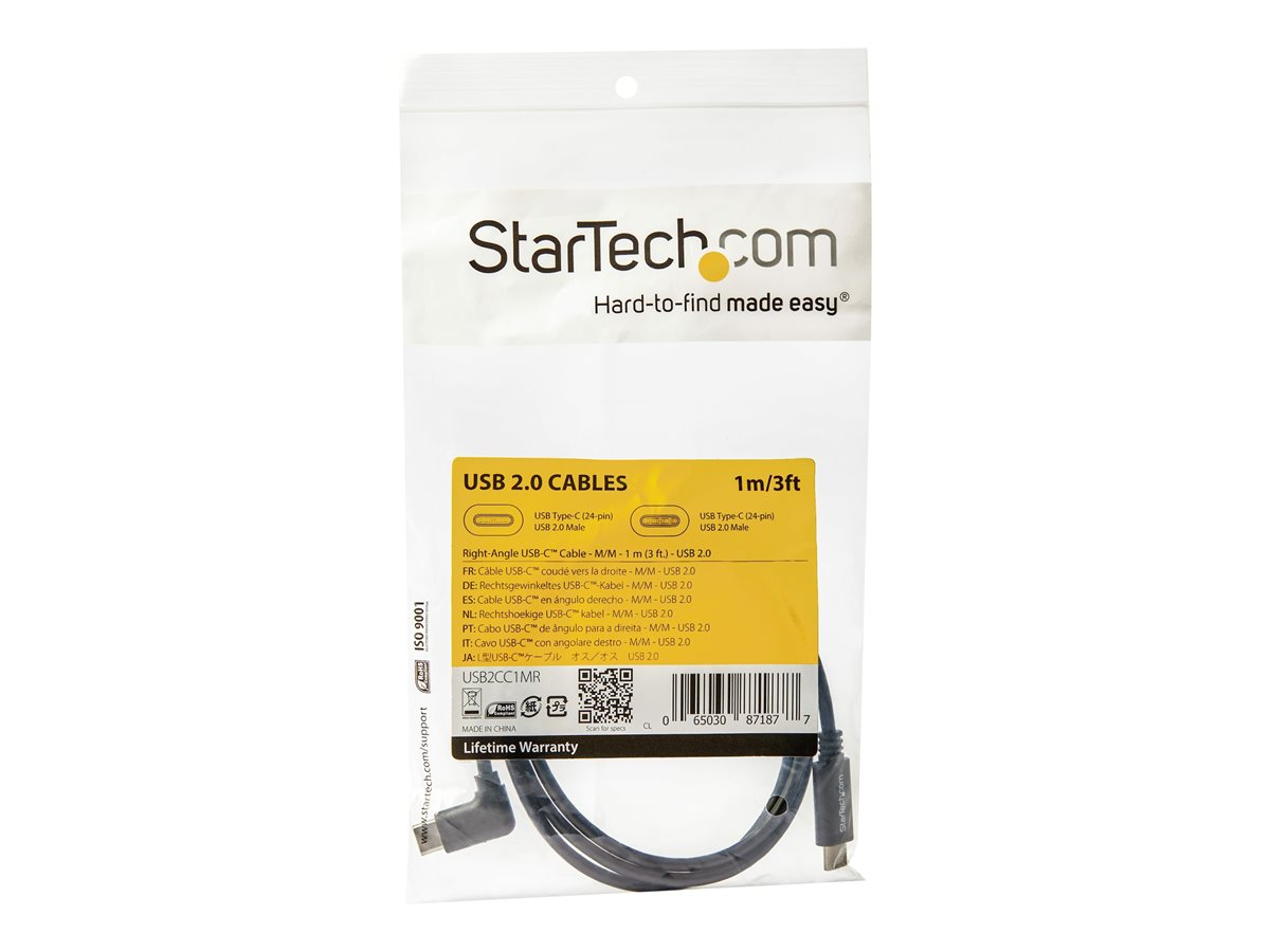STARTECH Cable - USBC - Right Angle - 1m 3 ft. – foto 3