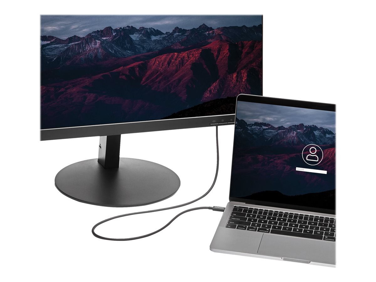 StarTech.com 1m (3.3ft) Thunderbolt 3 Cable, 20Gbps, 100W PD, 4K Video, Thunderbolt-Certified, Compatible w/ TB4/USB 3.2/DisplayPort - kabel Thunderbolt - USB-C do USB-C - 1 m – foto 2