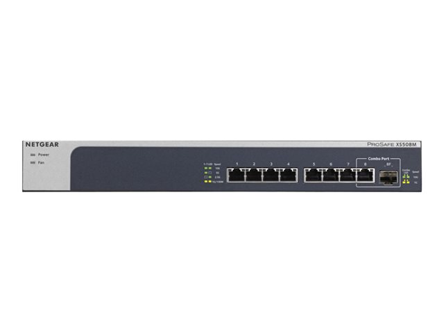 Image of NETGEAR XS508M - switch - 8 ports - unmanaged - rack-mountable