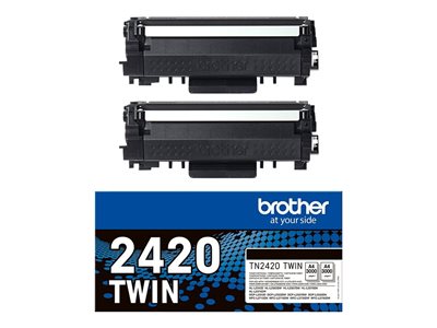 Product  Brother TN2420 TWIN - 2-pack - High Yield - black - original -  toner cartridge