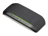 Poly Sync 10-M - Speakerphone hands-free - wired - USB-C, USB-A - silver - Certified for Microsoft Teams