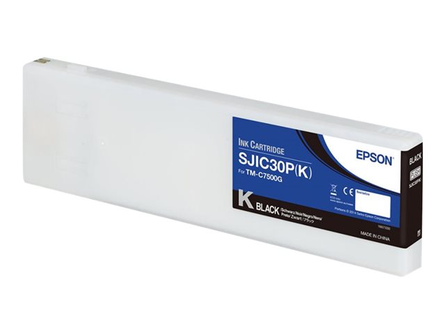 Image of Epson SJIC30P(K) - black - original - ink cartridge