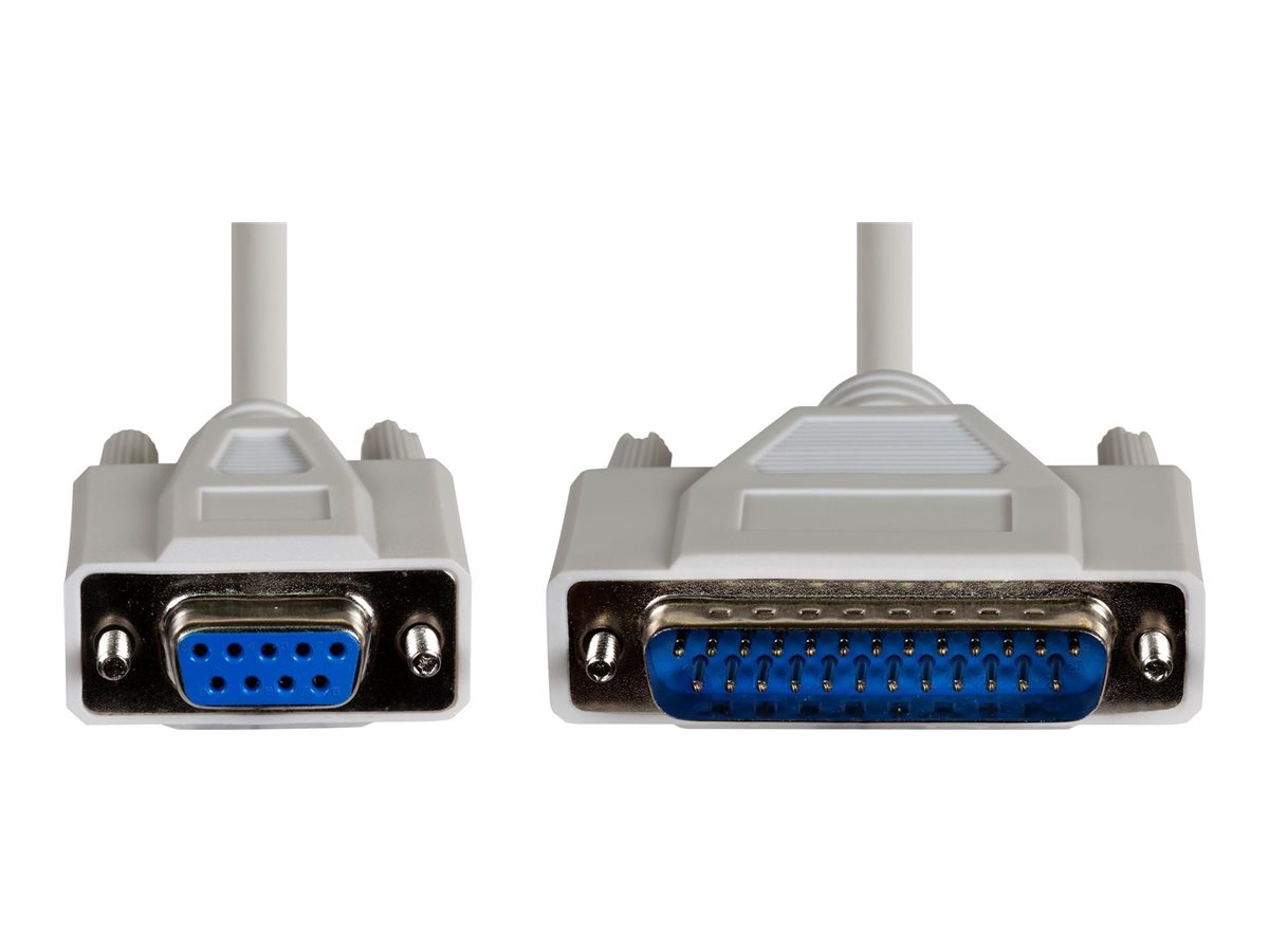 Dynamix printer cable DB-9 to DB-25 2 Product shot Front 79800
