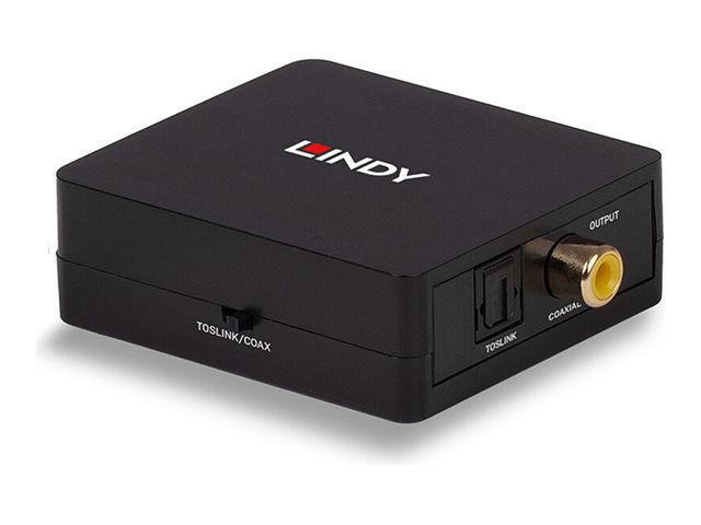 Lindy - convertisseur audio numrique bidirectionnel - SPDIF (coaxial TOSLINK)