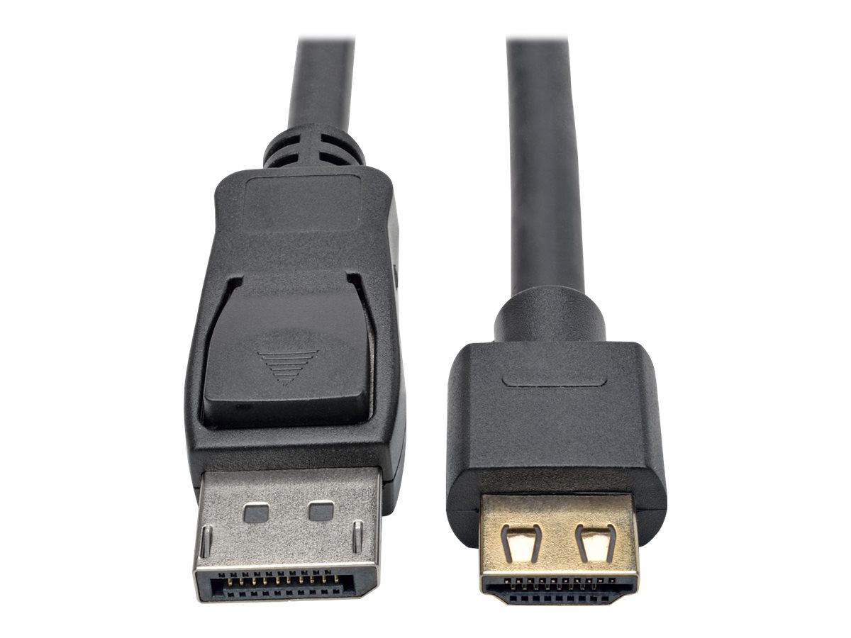 Tripp Lite DisplayPort to HDMI Adapter Cable w/ Gripping HDMI Plug Active DP 1.2a to HDMI 4K 10ft 10'
