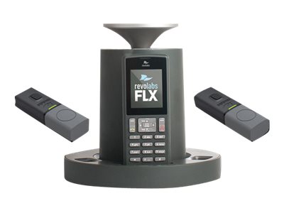 Revolabs FLX 2 VoIP conferencing system DECT 6.0 3-way call capability SIP,
