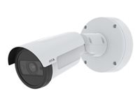 AXIS P1467-LE - Network surveillance camera - bullet - outdoor - weather resistant / impact resistant - color (Day&Night) - 5 MP - 2592 x 1944 - 720p - auto iris - vari-focal - audio - GbE - MJPEG, H.264, AVC, HEVC, H.265, MPEG-4 Part 10, MPEG-H Part 2 - DC 10 - 28 V / PoE Plus Class 3